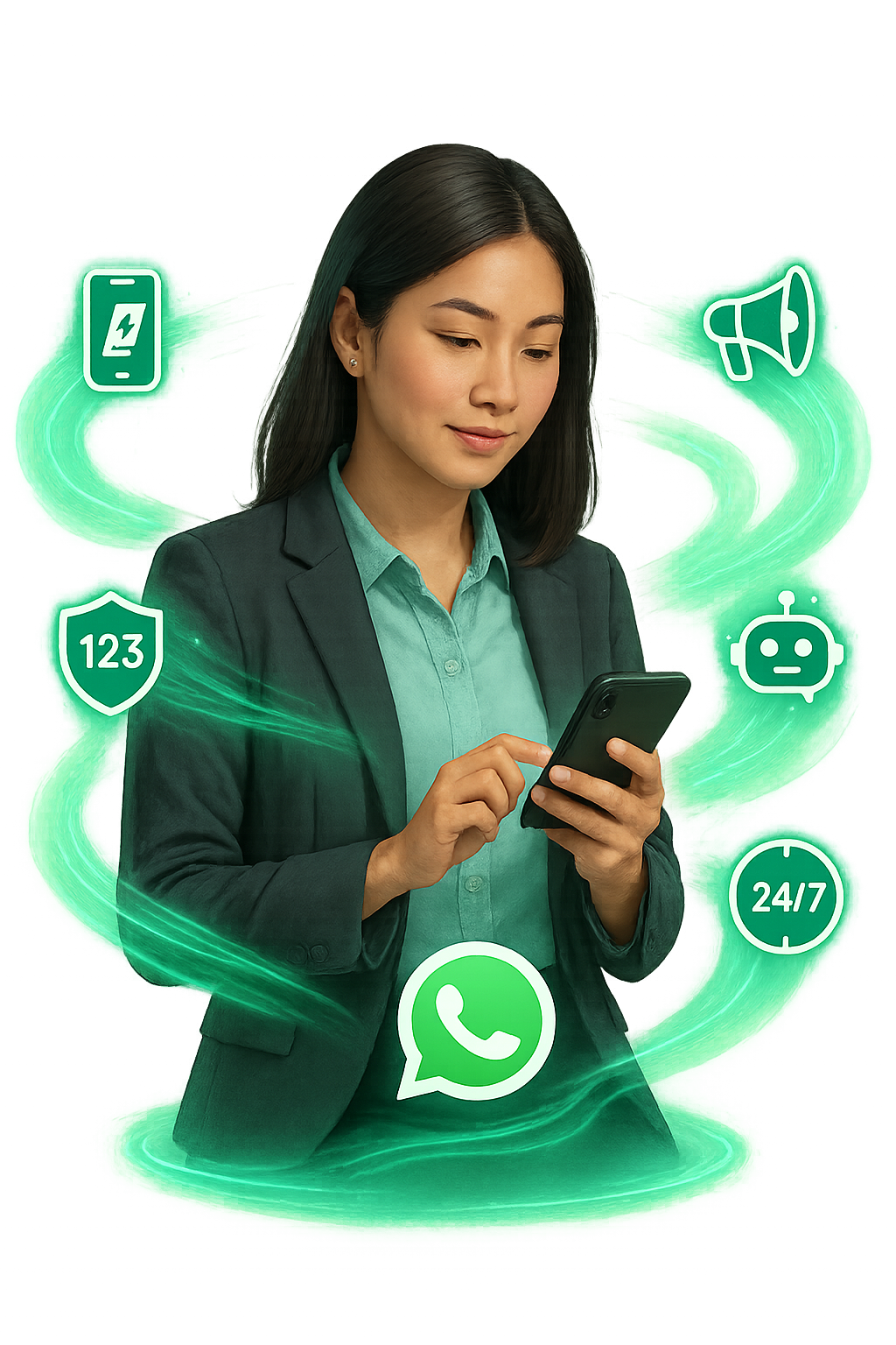 Person holding phone